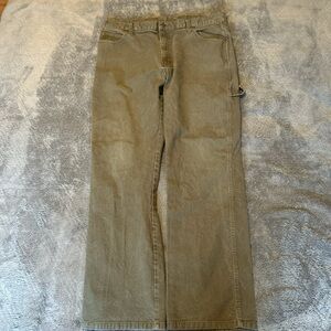 Dickies olive green carpenter pants